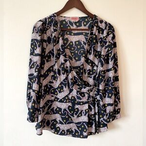 Kate Spade Crossover Blouse Size 10